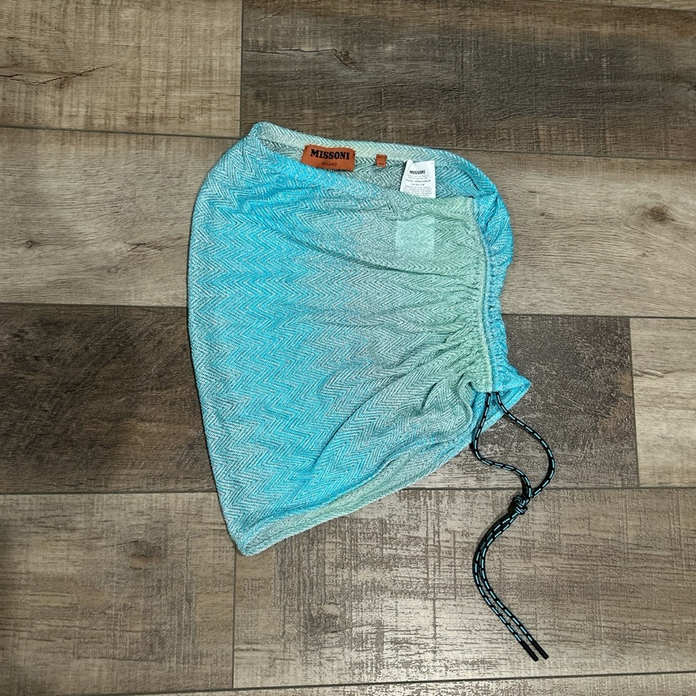 Missoni Blue and Green Skirt Beach Coverup